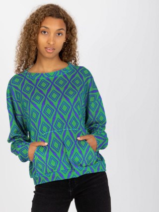 Bluza RV-BL-8188.50 zielony S/M