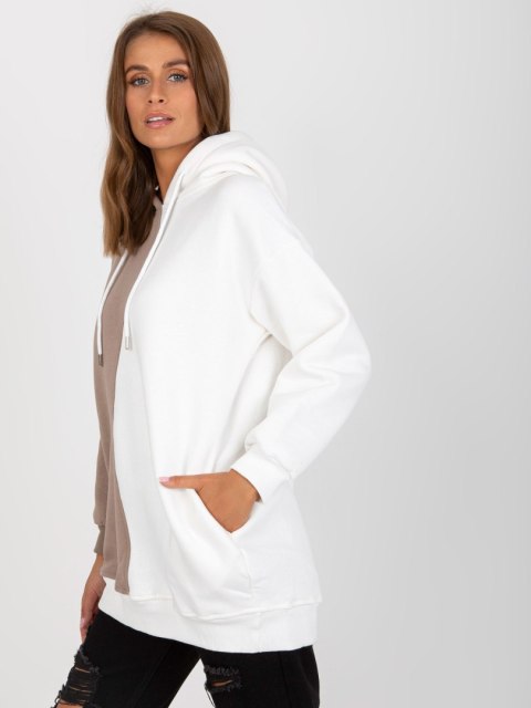 Bluza RV-BL-8233.32X biało-beżowy S/M Bluza RV-BL-8233.32X biało-beżowy S/M