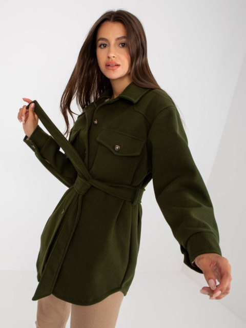 Płaszcz EM-PL-2939.85 khaki Płaszcz EM-PL-2939.85 khaki