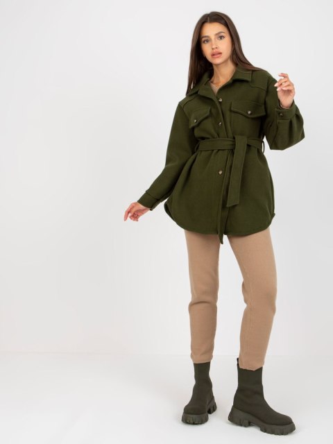 Płaszcz EM-PL-2939.85 khaki Płaszcz EM-PL-2939.85 khaki