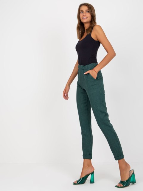 Spodnie LK-SP-506616.84 ciemny zielony 42 Spodnie LK-SP-506616.84 ciemny zielony 42