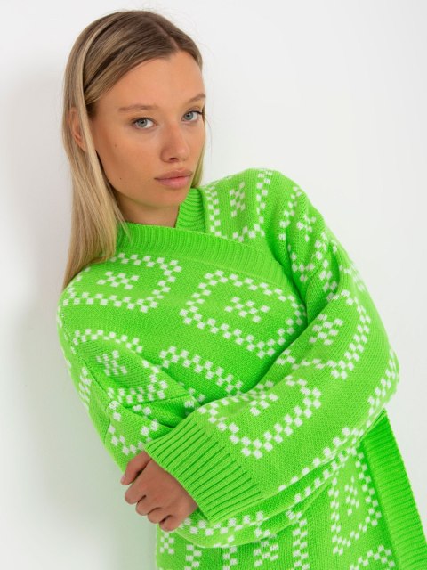 Sweter LC-SW-0296.08P fluo zielony Sweter LC-SW-0296.08P fluo zielony