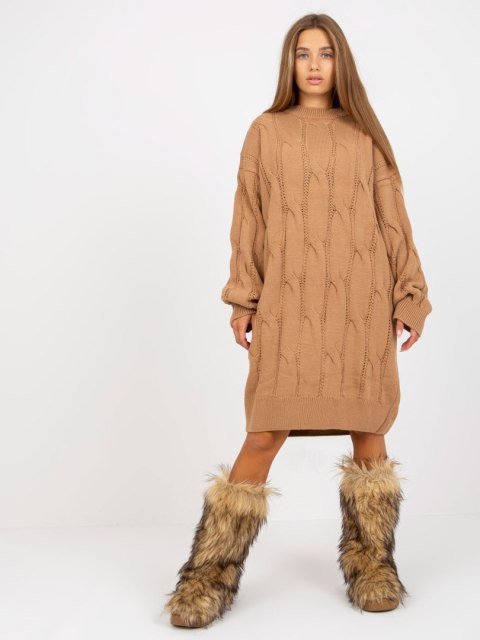 Sweter LC-SW-0297.35P camelowy Sweter LC-SW-0297.35P camelowy