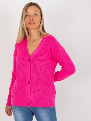 Sweter LC-SW-0321.06X fluo różowy