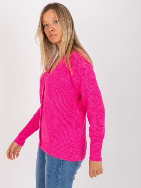 Sweter LC-SW-0321.06X fluo różowy Sweter LC-SW-0321.06X fluo różowy