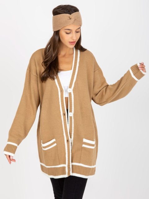 Sweter LC-SW-0333.06X ciemny bezowy Sweter LC-SW-0333.06X ciemny bezowy
