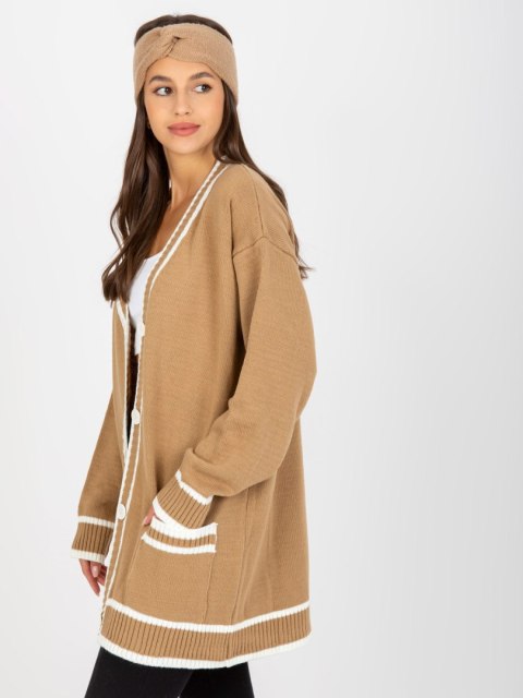 Sweter LC-SW-0333.06X ciemny bezowy Sweter LC-SW-0333.06X ciemny bezowy