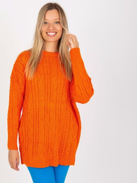Sweter LC-SW-8010.22P pomarańczowy