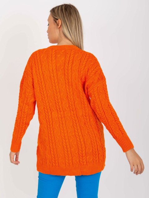Sweter LC-SW-8010.22P pomarańczowy