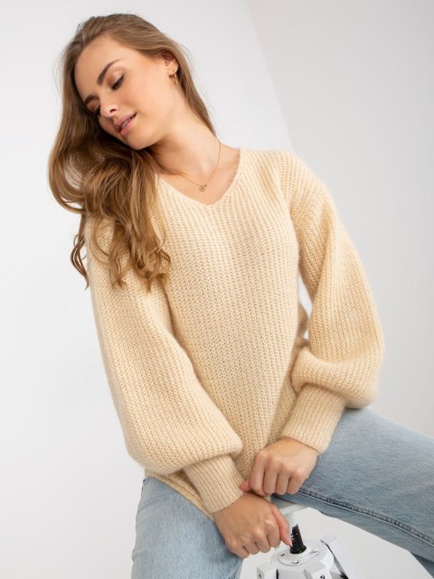 Sweter TW-SW-BI-9029.84 beżowy Sweter TW-SW-BI-9029.84 beżowy