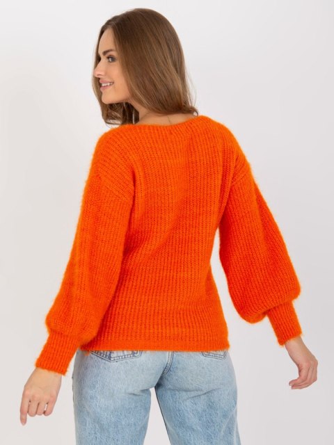 Sweter TW-SW-BI-9029.84 pomarańczowy Sweter TW-SW-BI-9029.84 pomarańczowy