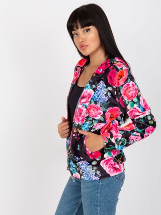 Bluza RV-BL-8118.89 czarno-różowy S/M