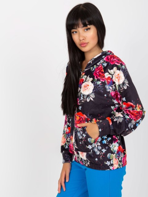 Bluza RV-BL-8143.83P czarno-czerwony L/XL