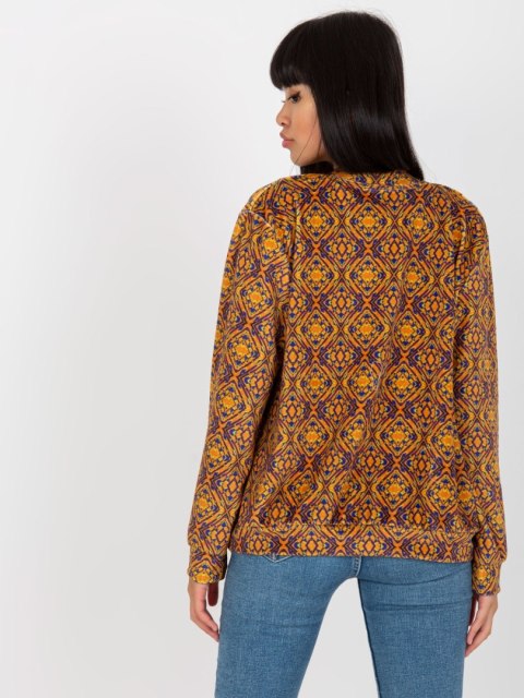 Bluza RV-BL-8185.86 ciemny żółty S/M