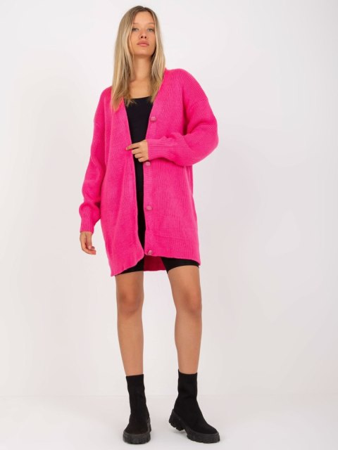 Sweter LC-SW-0267.06X fluo różowy