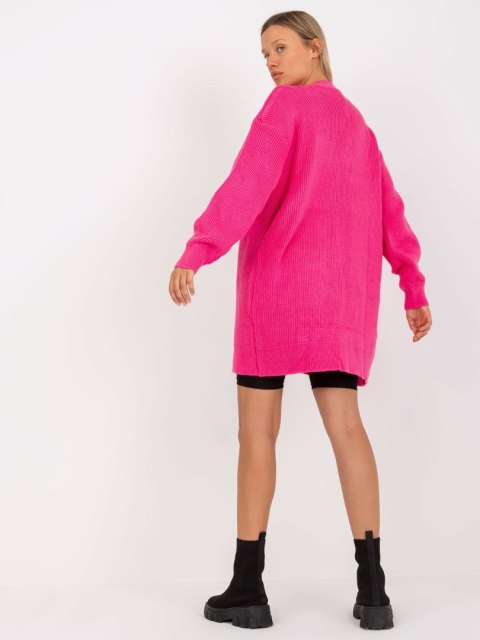 Sweter LC-SW-0267.06X fluo różowy