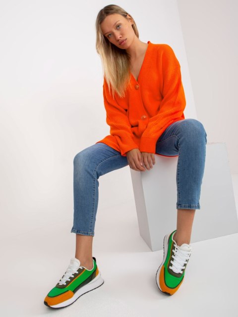 Sweter LC-SW-0267.06X pomarańczowy Sweter LC-SW-0267.06X pomarańczowy