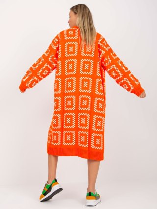 Sweter LC-SW-0296.08P pomarańczowy