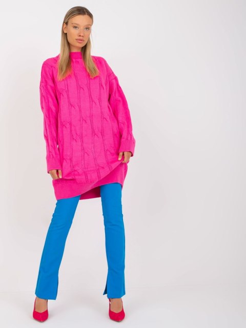 Sweter LC-SW-0297.35P fluo różowy Sweter LC-SW-0297.35P fluo różowy