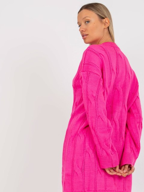 Sweter LC-SW-0297.35P fluo różowy Sweter LC-SW-0297.35P fluo różowy