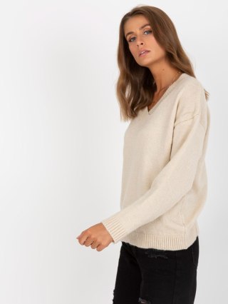 Sweter LC-SW-0332.17 beżowy