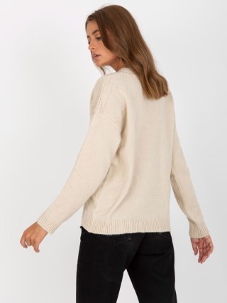 Sweter LC-SW-0332.17 beżowy