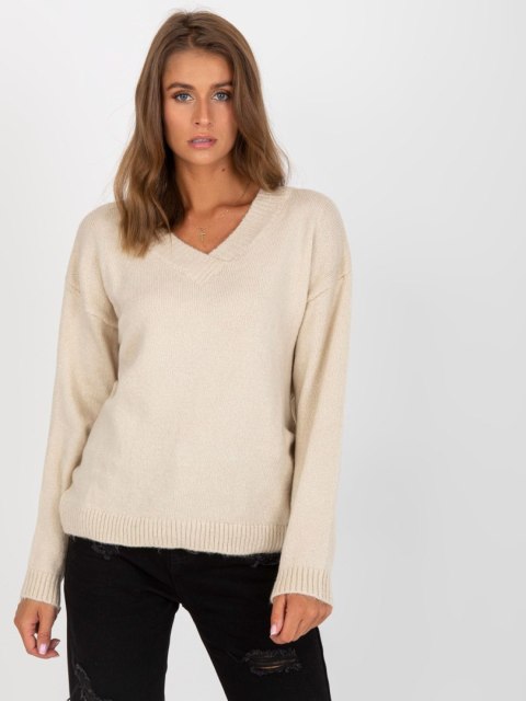 Sweter LC-SW-0332.17 beżowy Sweter LC-SW-0332.17 beżowy