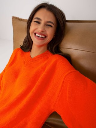 Sweter LC-SW-0341.38P pomarańczowy