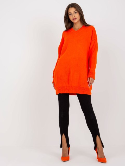 Sweter LC-SW-0341.38P pomarańczowy Sweter LC-SW-0341.38P pomarańczowy