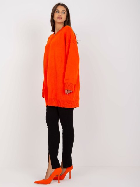 Sweter LC-SW-0341.38P pomarańczowy Sweter LC-SW-0341.38P pomarańczowy