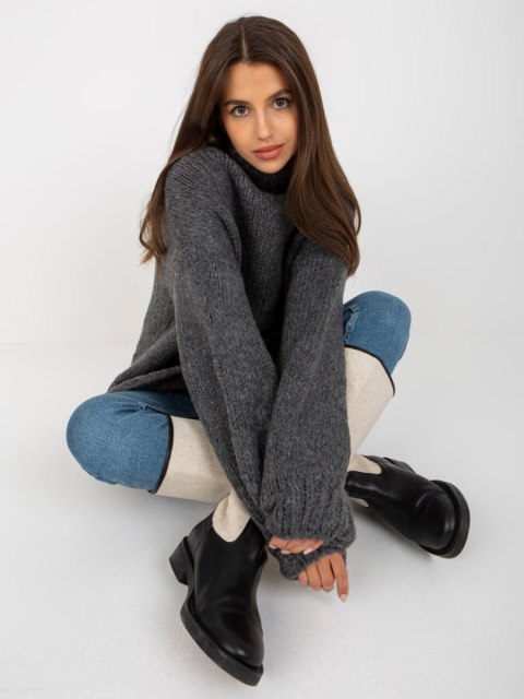 Sweter LC-SW-3018.97P ciemny szary Sweter LC-SW-3018.97P ciemny szary