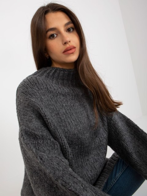 Sweter LC-SW-3018.97P ciemny szary Sweter LC-SW-3018.97P ciemny szary