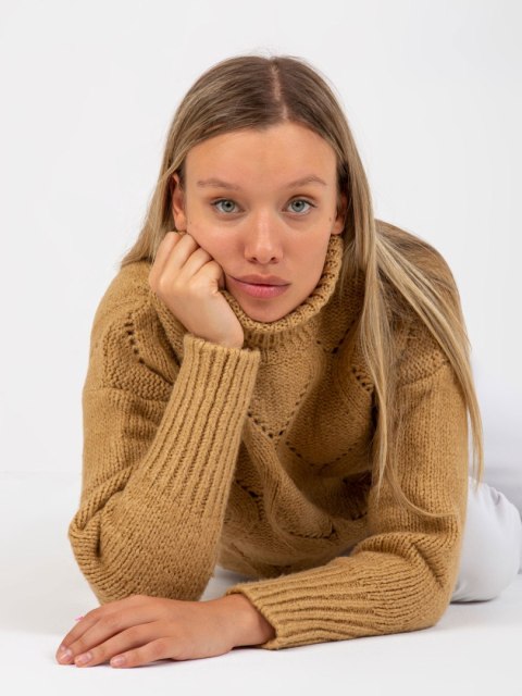 Sweter LC-SW-3019.05P camelowy