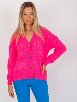 Sweter LC-SW-8022.04P fluo różowy
