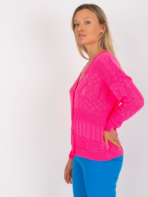 Sweter LC-SW-8022.04P fluo różowy
