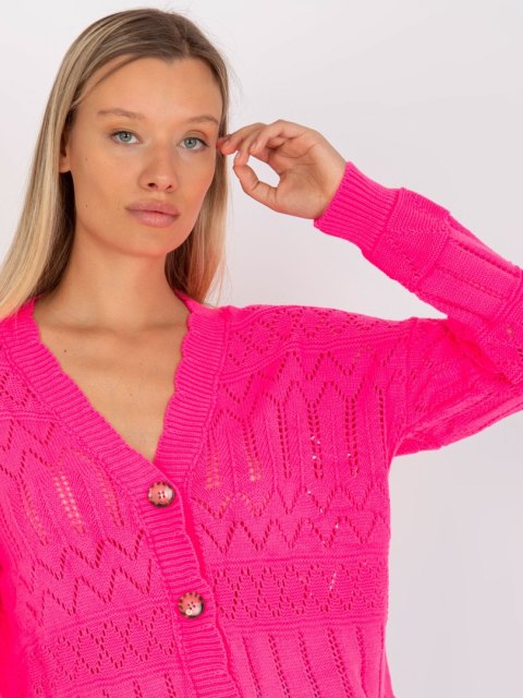 Sweter LC-SW-8022.04P fluo różowy