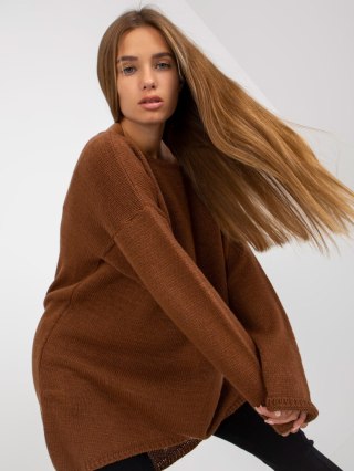 Sweter TW-SW-BI-1222.13X brązowy