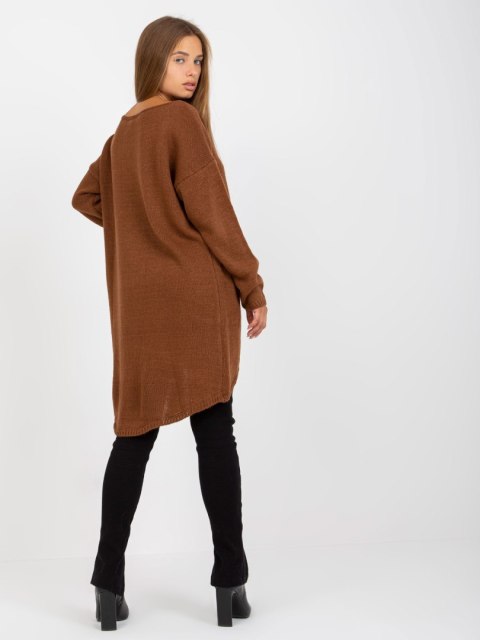 Sweter TW-SW-BI-1222.13X brązowy Sweter TW-SW-BI-1222.13X brązowy