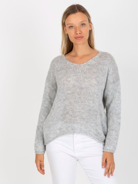 Sweter TW-SW-BI-3002.98 szary Sweter TW-SW-BI-3002.98 szary