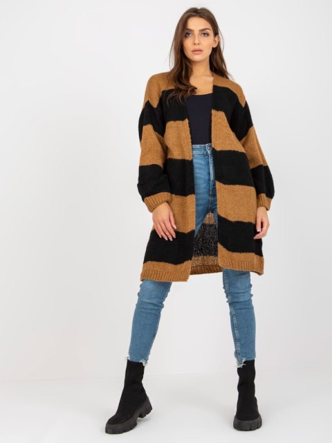 Kardigan TW-SW-BI-M3022.29X camelowy Kardigan TW-SW-BI-M3022.29X camelowy