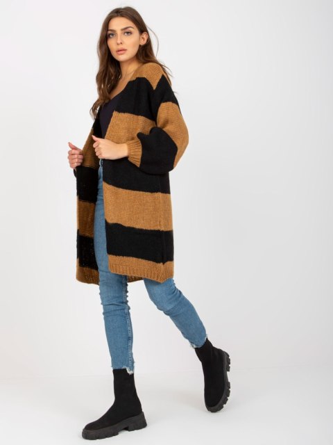 Kardigan TW-SW-BI-M3022.29X camelowy Kardigan TW-SW-BI-M3022.29X camelowy