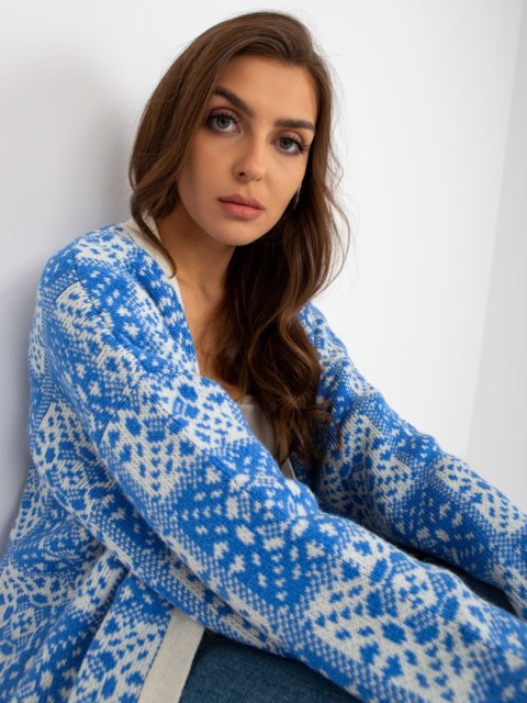 Sweter LC-SW-0301.45P biało-niebieski Sweter LC-SW-0301.45P biało-niebieski