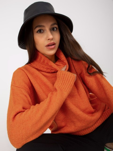 Sweter LC-SW-0331.89P ciemny pomarańczowy Sweter LC-SW-0331.89P ciemny pomarańczowy