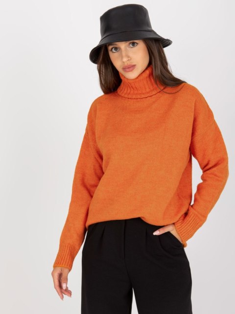 Sweter LC-SW-0331.89P ciemny pomarańczowy Sweter LC-SW-0331.89P ciemny pomarańczowy