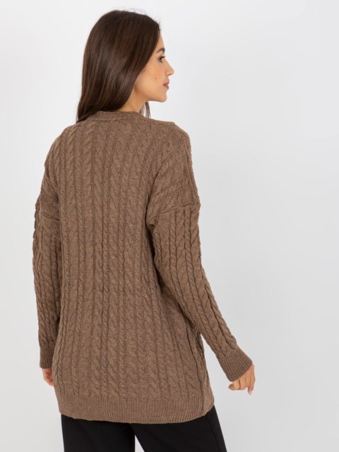 Sweter LC-SW-8008.80P brązowy Sweter LC-SW-8008.80P brązowy