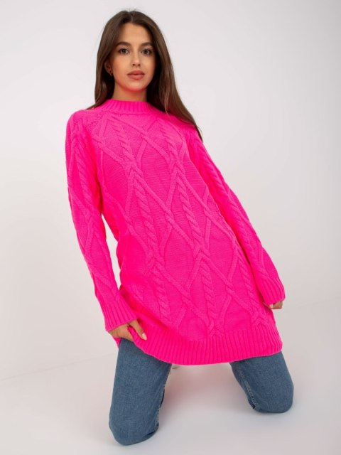 Sweter LC-SW-8012.88P fluo różowy Sweter LC-SW-8012.88P fluo różowy