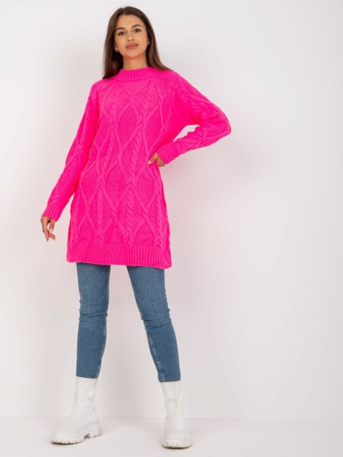 Sweter LC-SW-8012.88P fluo różowy Sweter LC-SW-8012.88P fluo różowy