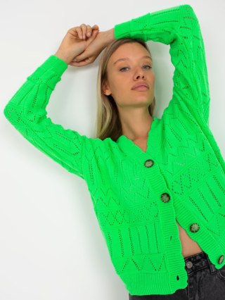 Sweter LC-SW-8022.04P fluo zielony