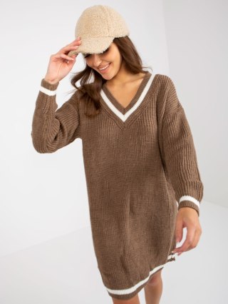 Sweter LC-SW-8023.55P brązowy