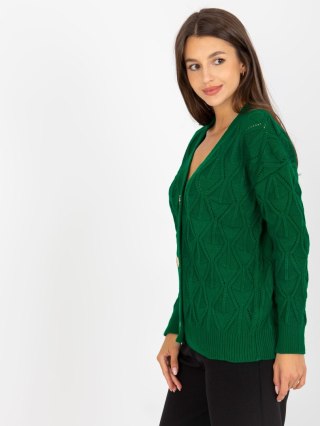 Sweter LC-SW-8035.06X ciemny zielony